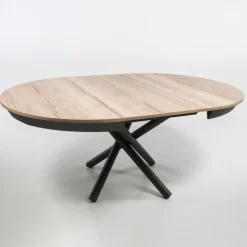 Altacom Fahrenheit Table ronde extensible design en mélaminé et pied mikado* Table De Salle à Manger