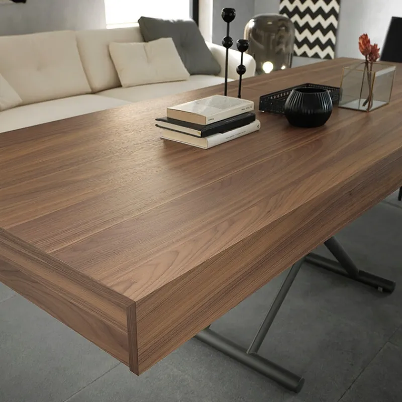Altacom Febo AT046 Table italienne relevable en bois avec allonges* Table Pour Petit Espace|Table De Salon