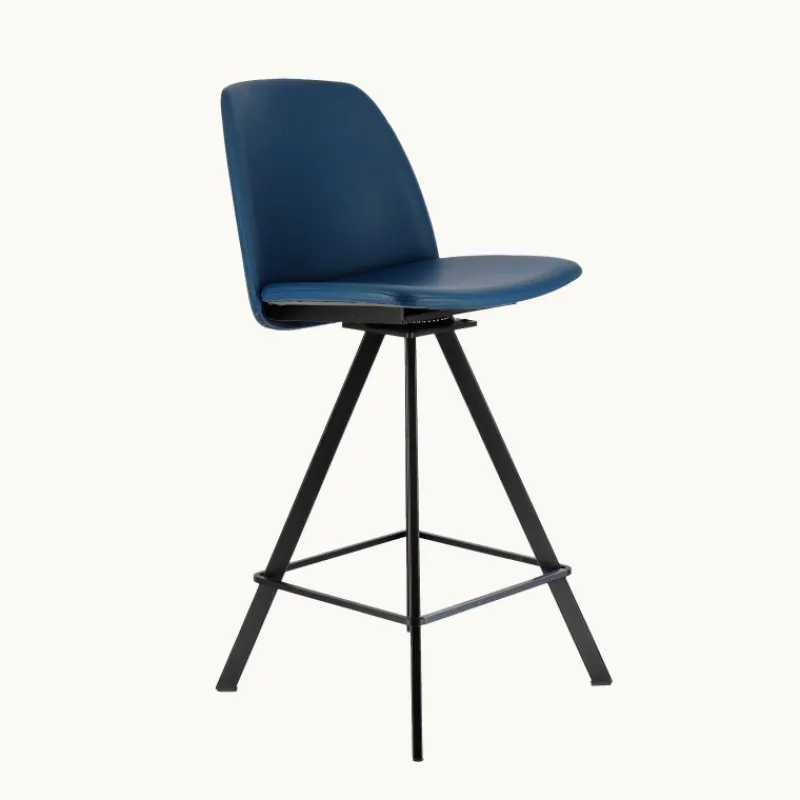 Perfecta Figaro Tabouret snack en simili pivotant moderne fabrication belge* Tabouret Snack (assise +/- 65 Cm)|Tabouret De Bar (assise +/- 80 Cm)