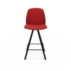 Perfecta Figaro Tabouret snack pivotant en tissu de fabrication belge* Tabouret Snack (assise +/- 65 Cm)|Tabouret De Bar (assise +/- 80 Cm)