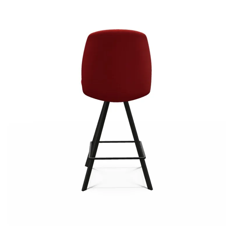 Perfecta Figaro Tabouret snack pivotant en tissu de fabrication belge* Tabouret Snack (assise +/- 65 Cm)|Tabouret De Bar (assise +/- 80 Cm)
