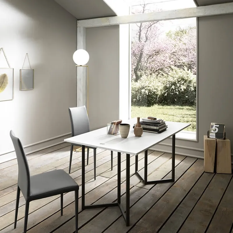 Altacom Flap Table console extensible en mélaminé* Table Pour Petit Espace