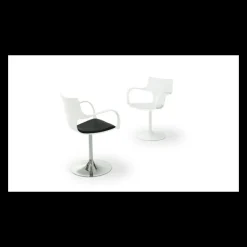 Sovet Italia Flûte Sovet® Chaise design pivotante avec accoudoirs* Chaise De Cuisine|Chaise De Salle à Manger