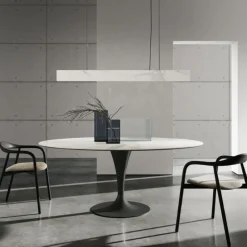 Sovet Italia Flûte Sovet® Table ovale design en céramique* Table De Salle à Manger
