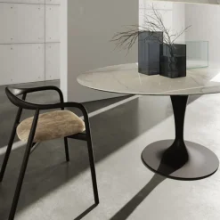 Sovet Italia Flûte Sovet® Table ovale design en céramique* Table De Salle à Manger