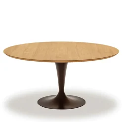 Sovet Italia Flûte Sovet® Table ronde design plateau bois* Table De Salle à Manger