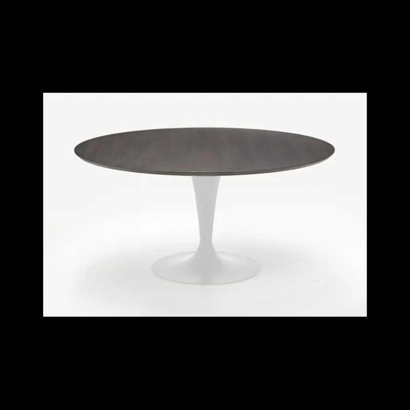 Sovet Italia Flûte Sovet® Table ronde design plateau bois* Table De Salle à Manger