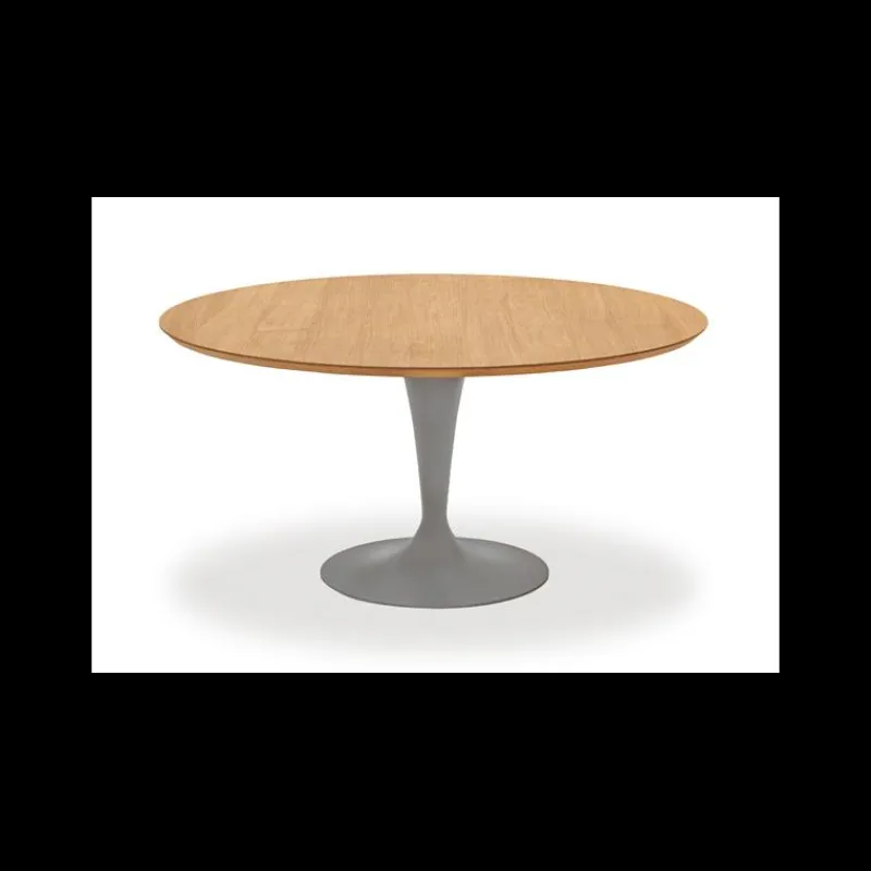 Sovet Italia Flûte Sovet® Table ronde design plateau bois* Table De Salle à Manger