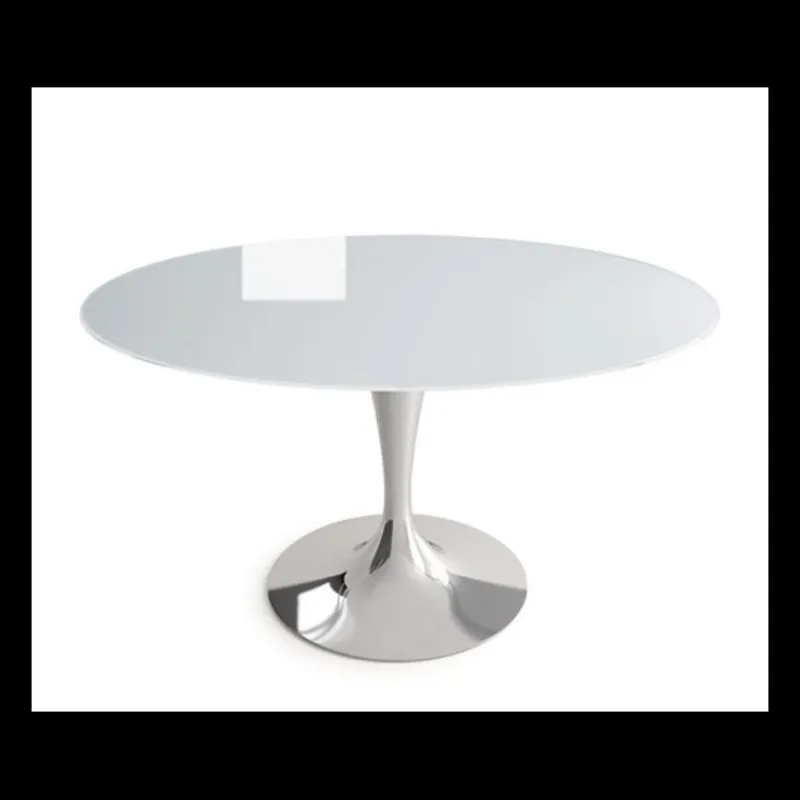 Sovet Italia Flûte Sovet® Table ronde design en verre* Table De Salle à Manger