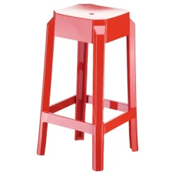 Fox Tabouret snack moderne en plexi hauteur 65 cm* Tabouret Snack (assise +/- 65 Cm)|Tabouret De Bar (assise +/- 80 Cm)