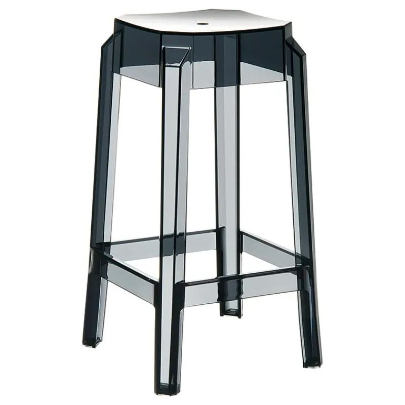 Fox Tabouret snack moderne en plexi hauteur 65 cm* Tabouret Snack (assise +/- 65 Cm)|Tabouret De Bar (assise +/- 80 Cm)