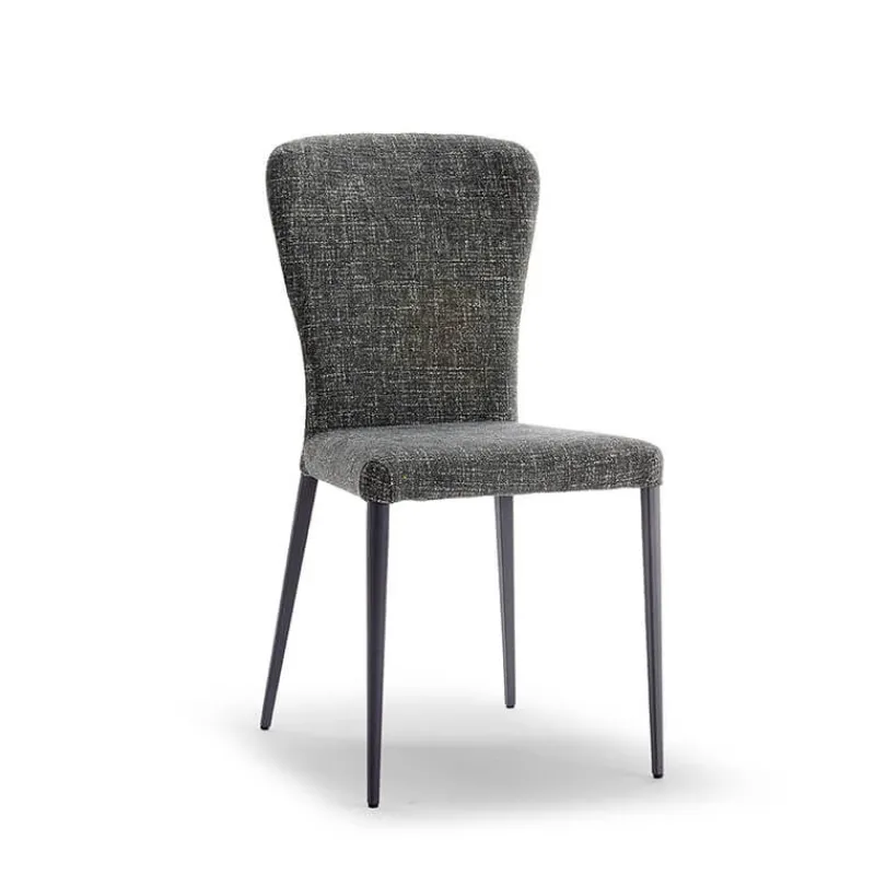 Europea Francine Chaise moderne en tissu avec pieds en métal* Chaise De Salle à Manger|Chaise Salon