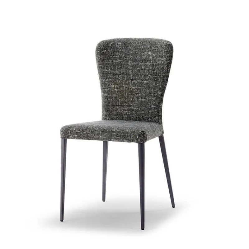 Europea Francine Chaise moderne en tissu avec pieds en métal* Chaise De Salle à Manger|Chaise Salon