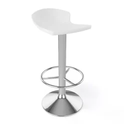 Free Tabouret bar pivotant italien en technopolymère et métal chromé* Tabouret De Bar (assise +/- 80 Cm)