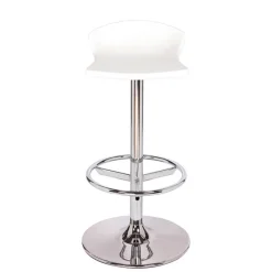 Free Tabouret bar pivotant italien en technopolymère et métal chromé* Tabouret De Bar (assise +/- 80 Cm)