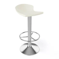 Free Tabouret bar pivotant italien en technopolymère et métal chromé* Tabouret De Bar (assise +/- 80 Cm)