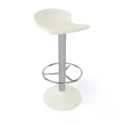 Free Tabouret bar pivotant italien en technopolymère et métal chromé* Tabouret De Bar (assise +/- 80 Cm)