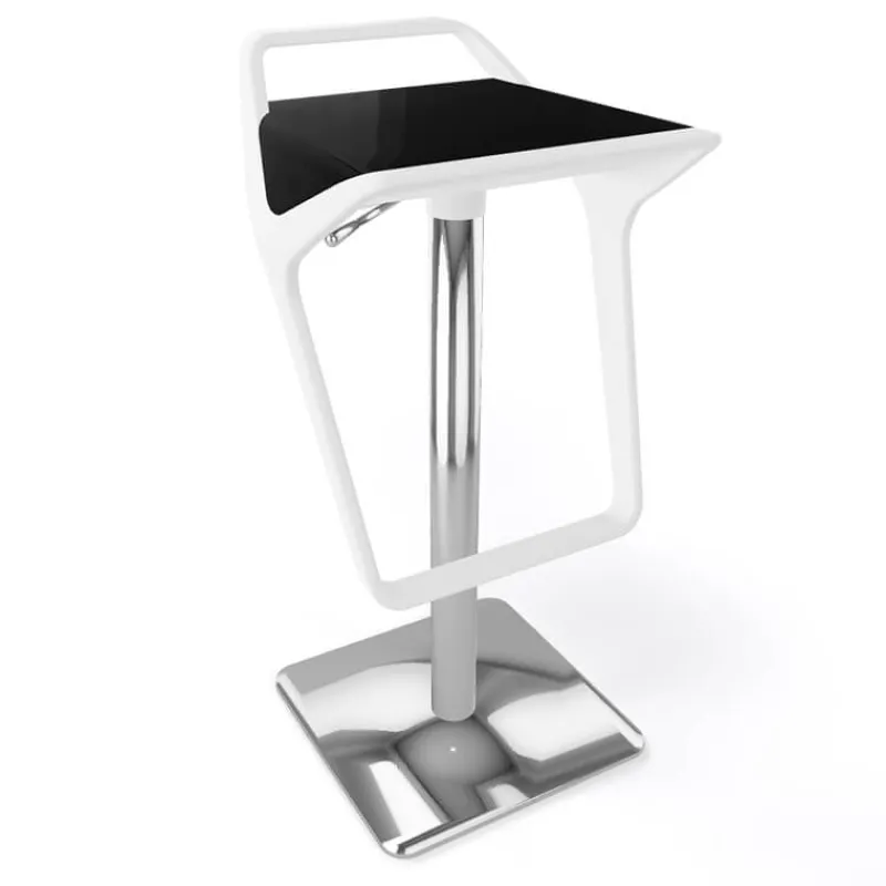 Freedom Tabouret design italien réglable en hauteur et pivotant* Tabouret Snack (assise +/- 65 Cm)|Tabouret De Bar (assise +/- 80 Cm)