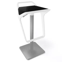 Freedom Tabouret design italien réglable en hauteur et pivotant* Tabouret Snack (assise +/- 65 Cm)|Tabouret De Bar (assise +/- 80 Cm)