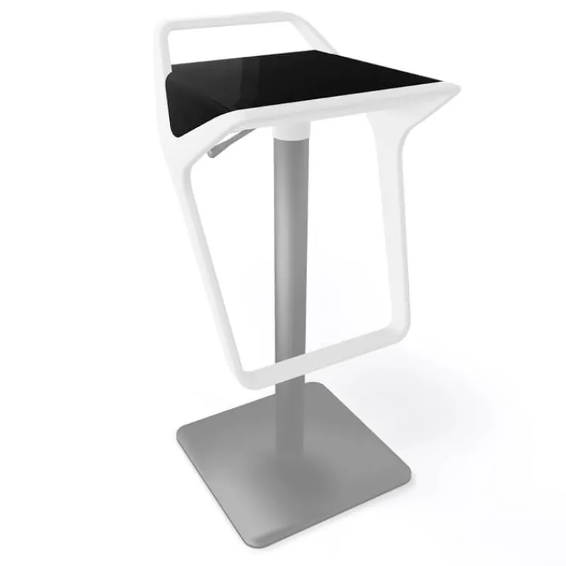 Freedom Tabouret design italien réglable en hauteur et pivotant* Tabouret Snack (assise +/- 65 Cm)|Tabouret De Bar (assise +/- 80 Cm)