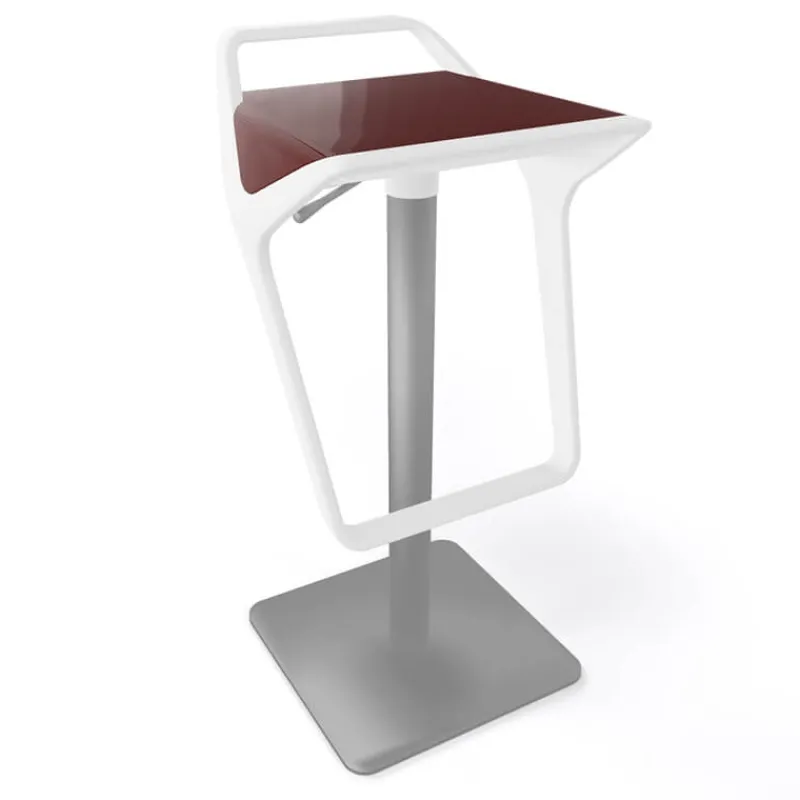 Freedom Tabouret design italien réglable en hauteur et pivotant* Tabouret Snack (assise +/- 65 Cm)|Tabouret De Bar (assise +/- 80 Cm)