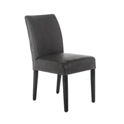Sessio Fritz diamant Chaise avec dos matelassé en synthétique et pieds en bois* Chaise De Cuisine|Chaise De Salle à Manger
