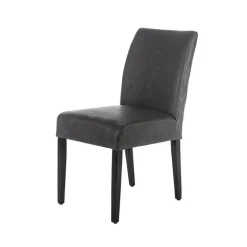 Sessio Fritz diamant Chaise avec dos matelassé en synthétique et pieds en bois* Chaise De Cuisine|Chaise De Salle à Manger