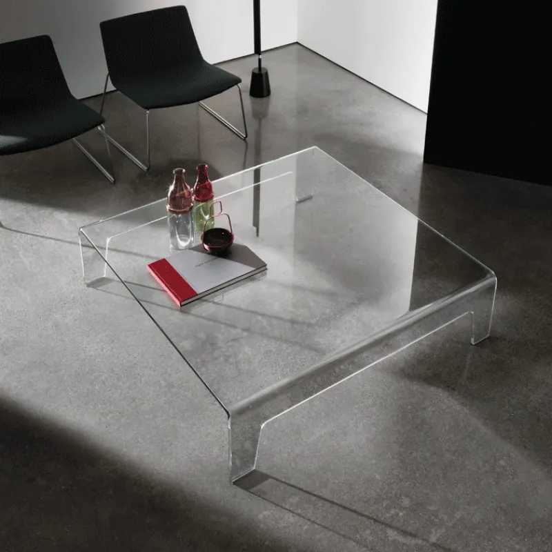 Sovet Italia Frog Sovet® Table basse design carrée en verre* Table De Salon