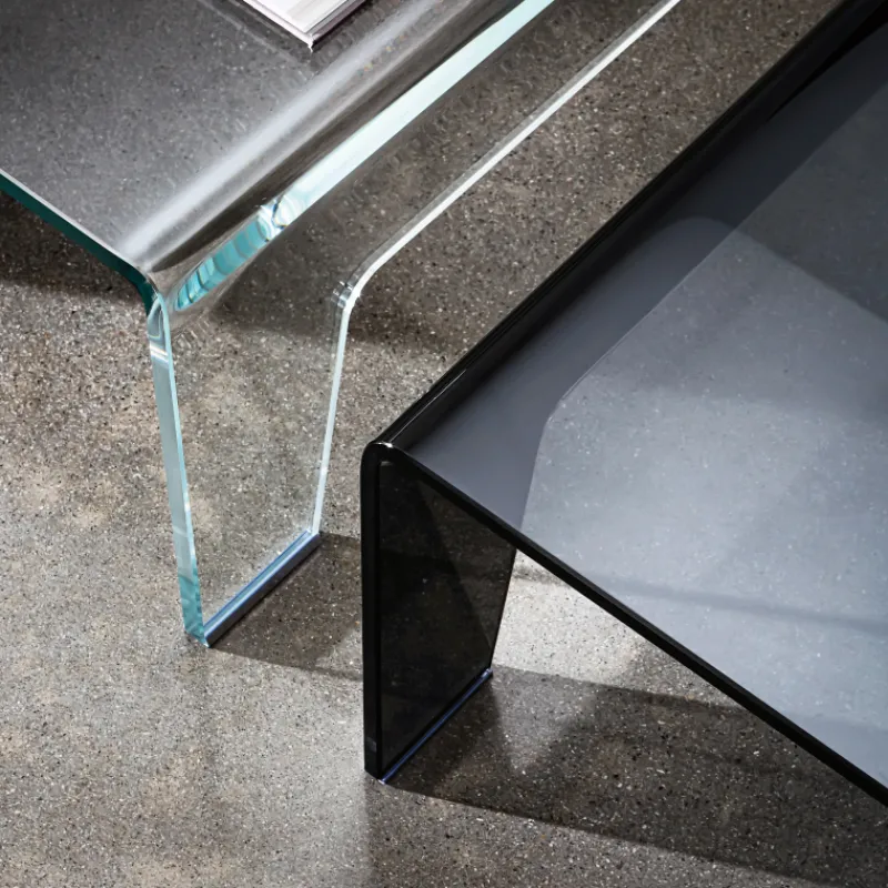 Sovet Italia Frog Sovet® Table basse design rectangulaire en verre* Table De Salon