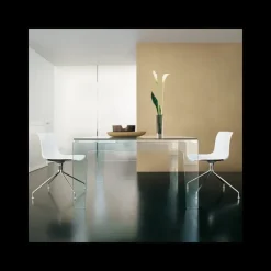Sovet Italia Frog Sovet® Table design rectangulaire ou carrée en verre* Table De Salle à Manger