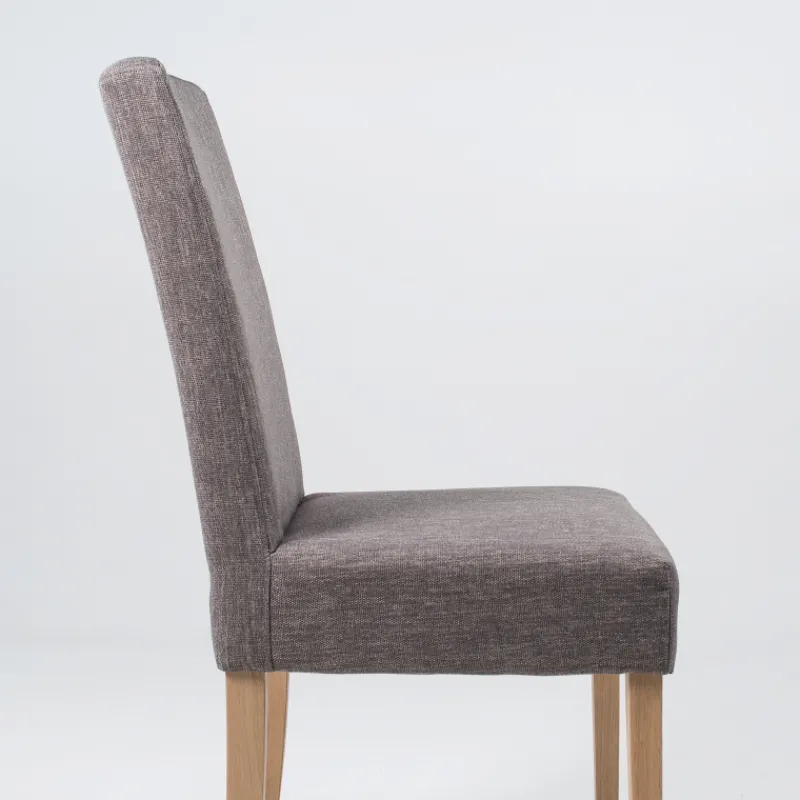 Mobitec Gaby ® Chaise de salle à manger en tissu et bois massif* Chaise De Salle à Manger|Chaise Salon