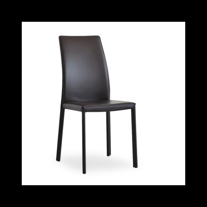 Airnova Giada Chaise de salle à manger en croûte de cuir* Chaise De Salle à Manger