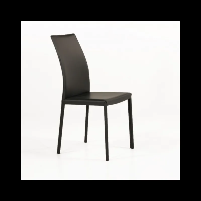 Airnova Giada Chaise de salle à manger en croûte de cuir* Chaise De Salle à Manger