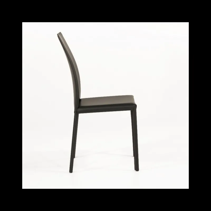Airnova Giada Chaise de salle à manger en croûte de cuir* Chaise De Salle à Manger
