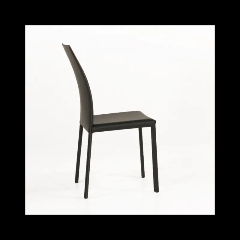Airnova Giada Chaise de salle à manger en croûte de cuir* Chaise De Salle à Manger