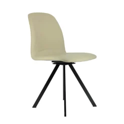 Perfecta Girona Chaise moderne coque pivotante en simili* Chaise Pour Chambre|Chaise De Cuisine