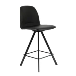 Perfecta Girona Tabouret snack pivotant moderne en simili* Tabouret Snack (assise +/- 65 Cm)|Tabouret De Bar (assise +/- 80 Cm)