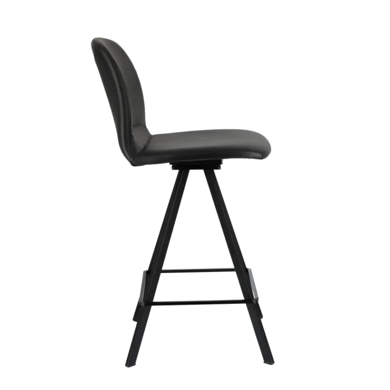 Perfecta Girona Tabouret snack pivotant moderne en simili* Tabouret Snack (assise +/- 65 Cm)|Tabouret De Bar (assise +/- 80 Cm)
