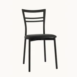 Go 1419 Chaise de cuisine rembourrée en synthétique et métal* Chaise De Cuisine