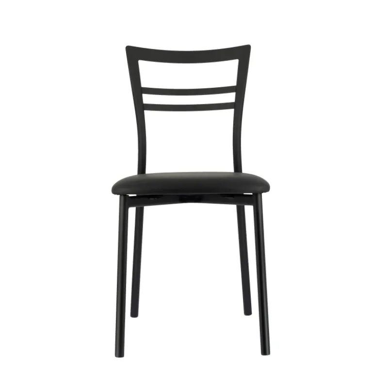 Go 1419 Chaise de cuisine rembourrée en synthétique et métal* Chaise De Cuisine