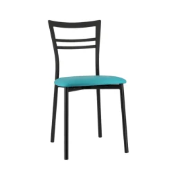 Go 1419 Chaise de cuisine rembourrée en synthétique et métal* Chaise De Cuisine