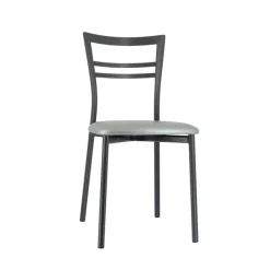 Go 1419 Chaise de cuisine rembourrée en synthétique et métal* Chaise De Cuisine