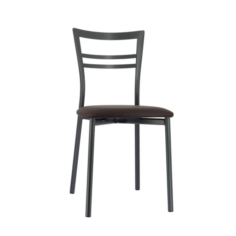 Go 1419 Chaise de cuisine rembourrée en synthétique et métal* Chaise De Cuisine