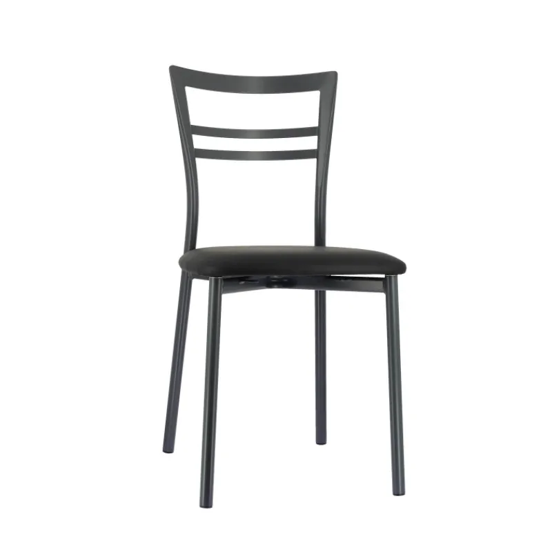Go 1419 Chaise de cuisine rembourrée en synthétique et métal* Chaise De Cuisine