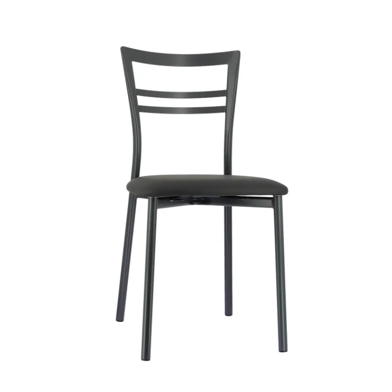 Go 1419 Chaise de cuisine rembourrée en synthétique et métal* Chaise De Cuisine