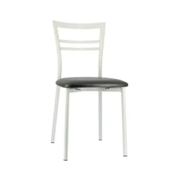 Go 1419 Chaise de cuisine rembourrée en synthétique et métal* Chaise De Cuisine