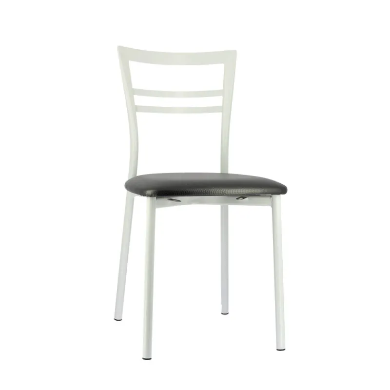 Go 1419 Chaise de cuisine rembourrée en synthétique et métal* Chaise De Cuisine