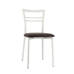 Go 1419 Chaise de cuisine rembourrée en synthétique et métal* Chaise De Cuisine