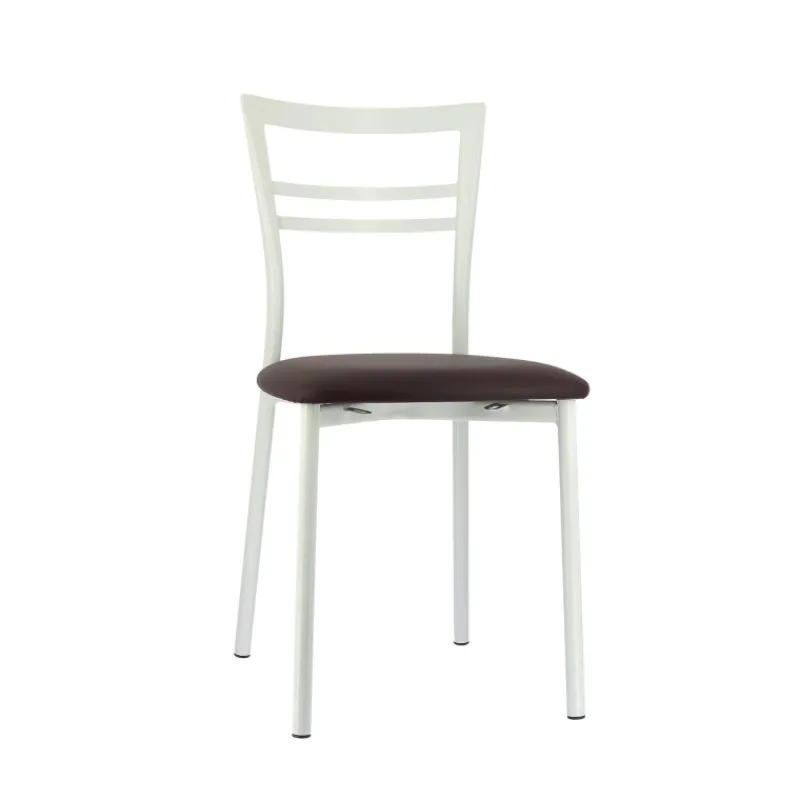 Go 1419 Chaise de cuisine rembourrée en synthétique et métal* Chaise De Cuisine