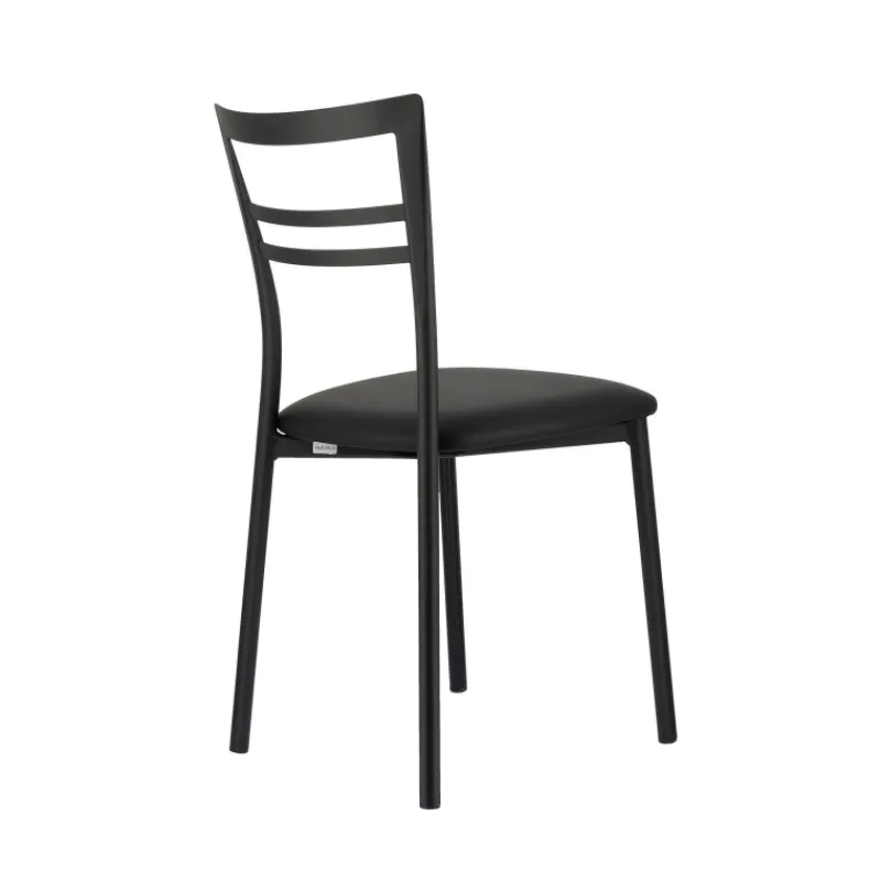 Go 1419 Chaise de cuisine rembourrée en synthétique et métal* Chaise De Cuisine